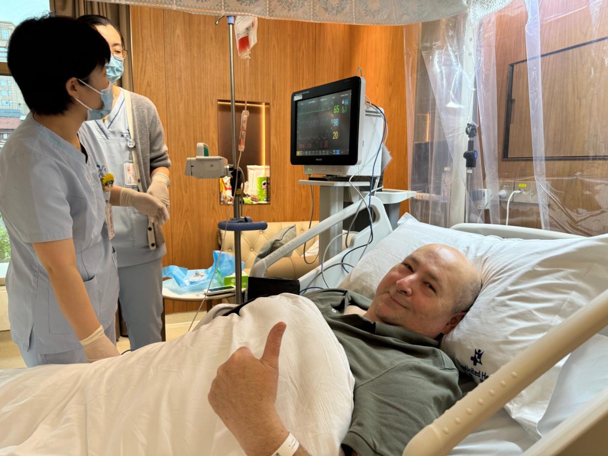 Given months to live, a businessman looked overseas for treatment. Now he's cancer free